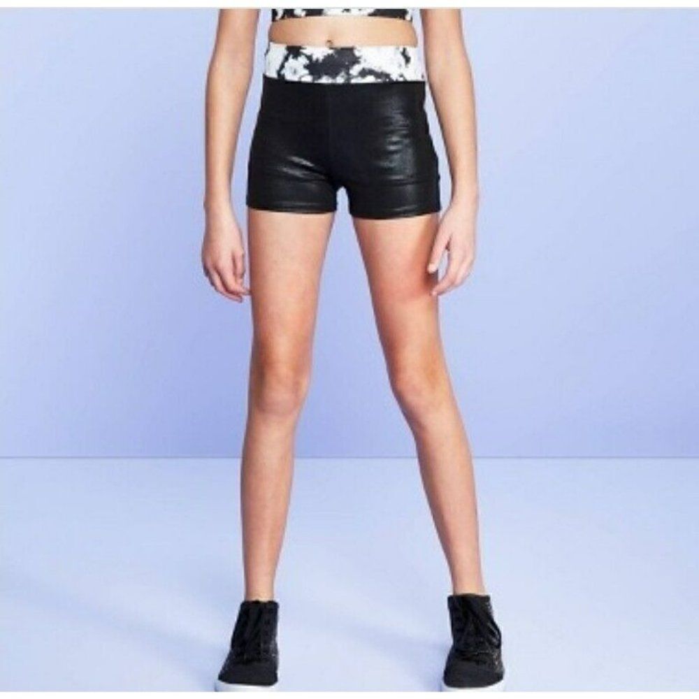 NEW Girl' Tie-Dye - S(6/6X) Noir Bike Short - More Than Magic